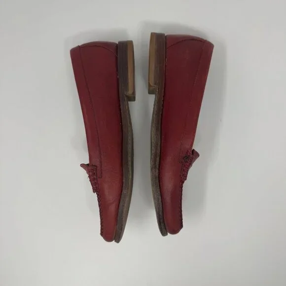 Bass Weejuns Ziggy II Red Leather US 8.5 - Picture 5 of 9